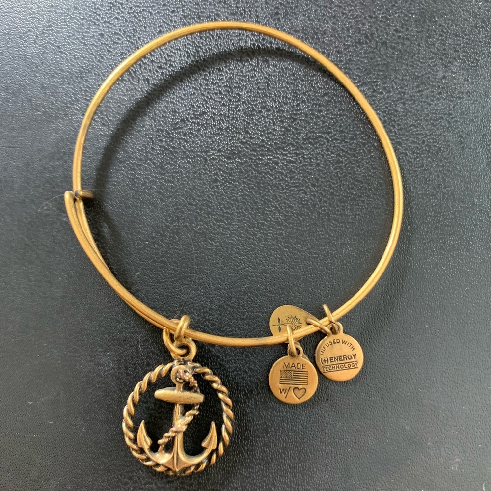 Alex and Ani Grounded Anchor Bangle- bundl…